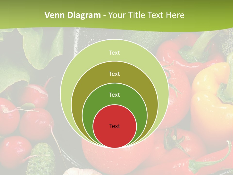 A Bunch Of Different Types Of Vegetables On A Table PowerPoint Template