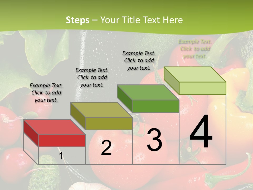 A Bunch Of Different Types Of Vegetables On A Table PowerPoint Template