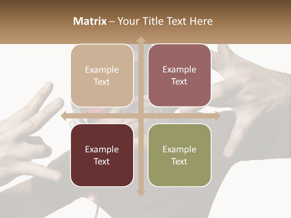 A Man With Headphones And Sunglasses Listening To Music PowerPoint Template