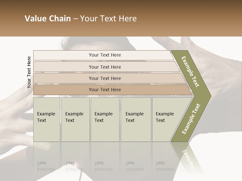 A Man With Headphones And Sunglasses Listening To Music PowerPoint Template