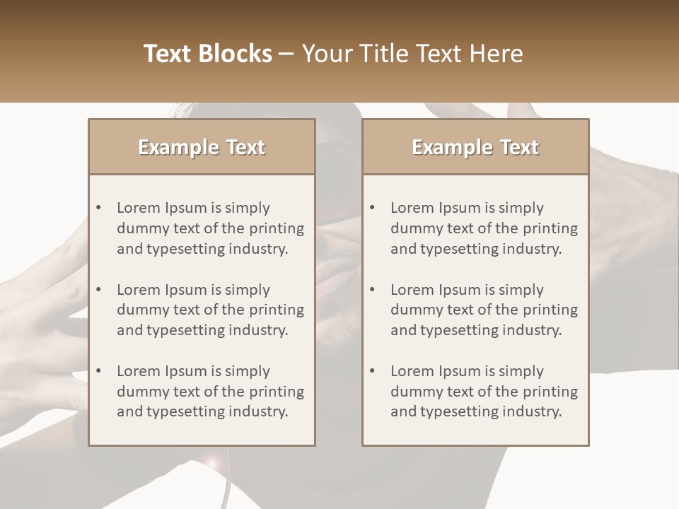 A Man With Headphones And Sunglasses Listening To Music PowerPoint Template