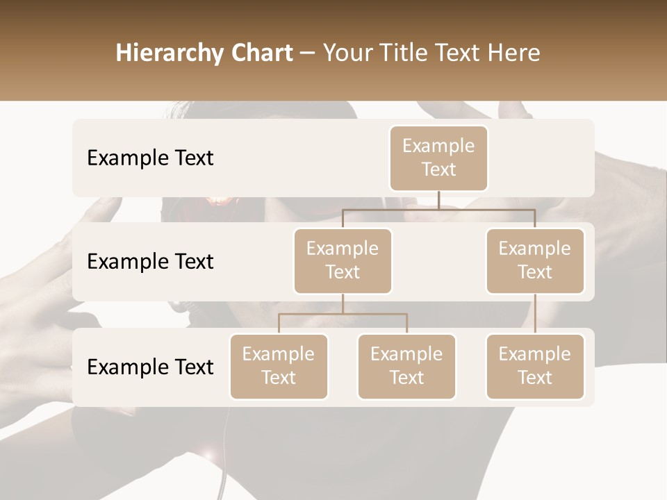 A Man With Headphones And Sunglasses Listening To Music PowerPoint Template