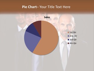 A Group Of Men In Suits And Ties PowerPoint Template