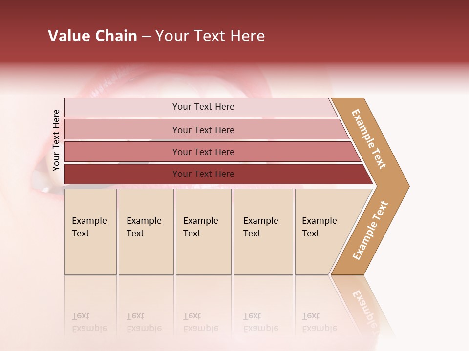 A Woman's Mouth With White Teeth Powerpoint Presentation PowerPoint Template