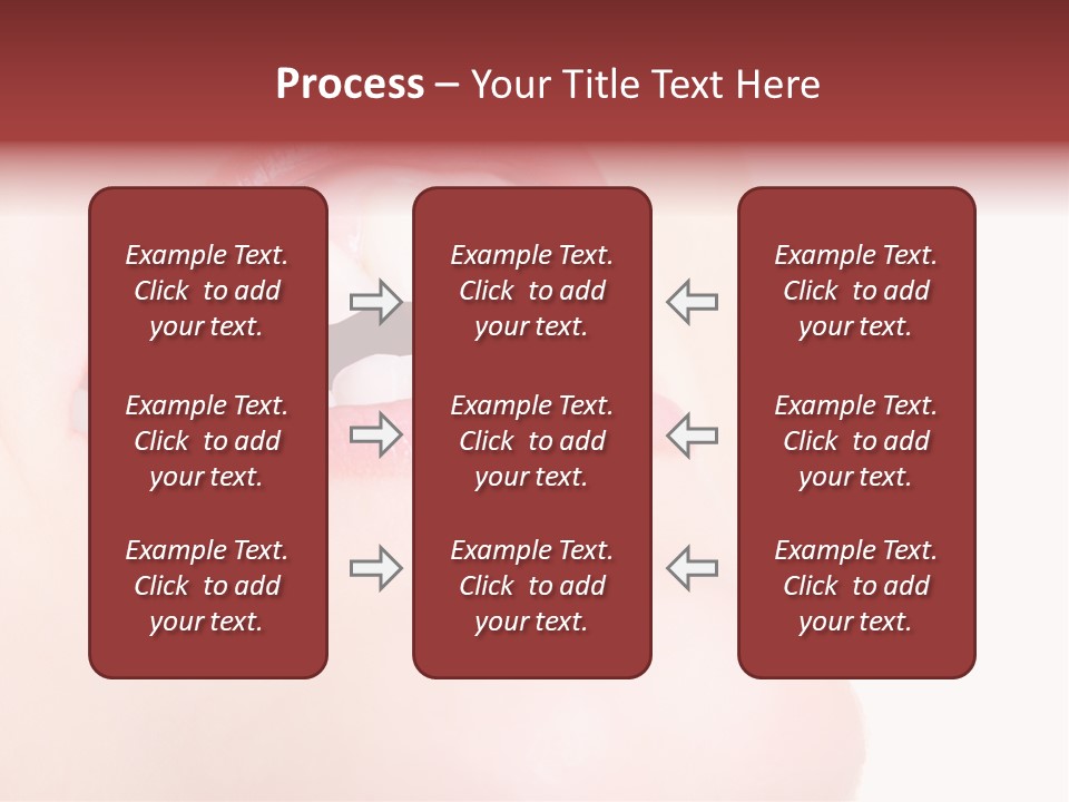A Woman's Mouth With White Teeth Powerpoint Presentation PowerPoint Template