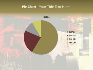A Red And Yellow Abstract Powerpoint Presentation PowerPoint Template