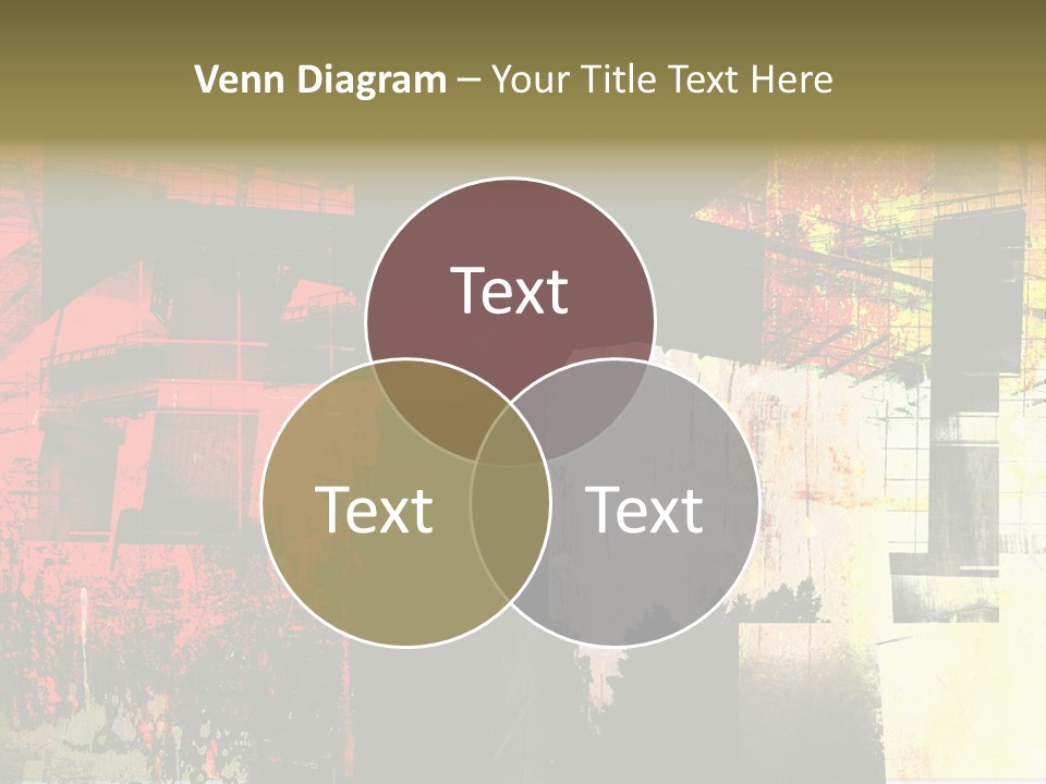 A Red And Yellow Abstract Powerpoint Presentation PowerPoint Template