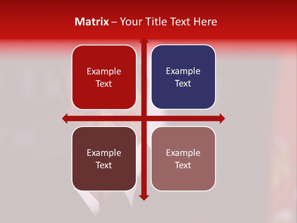 A Man In A Suit And Tie Standing In Front Of Flags PowerPoint Template