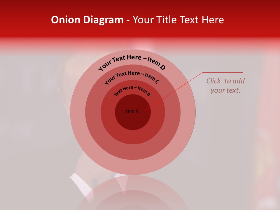 A Man In A Suit And Tie Standing In Front Of Flags PowerPoint Template