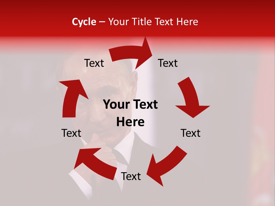 A Man In A Suit And Tie Standing In Front Of Flags PowerPoint Template