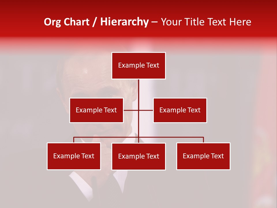 A Man In A Suit And Tie Standing In Front Of Flags PowerPoint Template