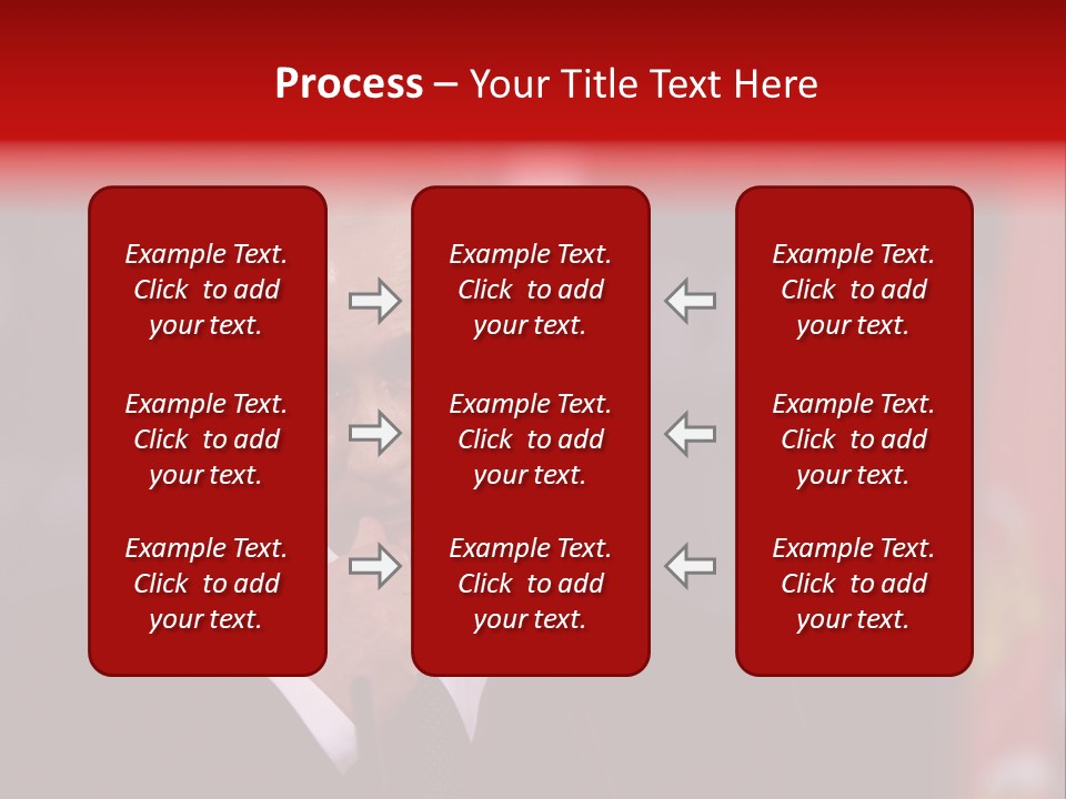 A Man In A Suit And Tie Standing In Front Of Flags PowerPoint Template