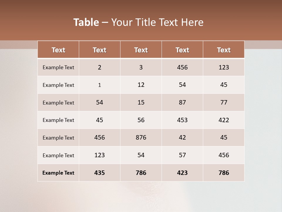 A Close Up Of A Blue Eye With A Brown Background PowerPoint Template