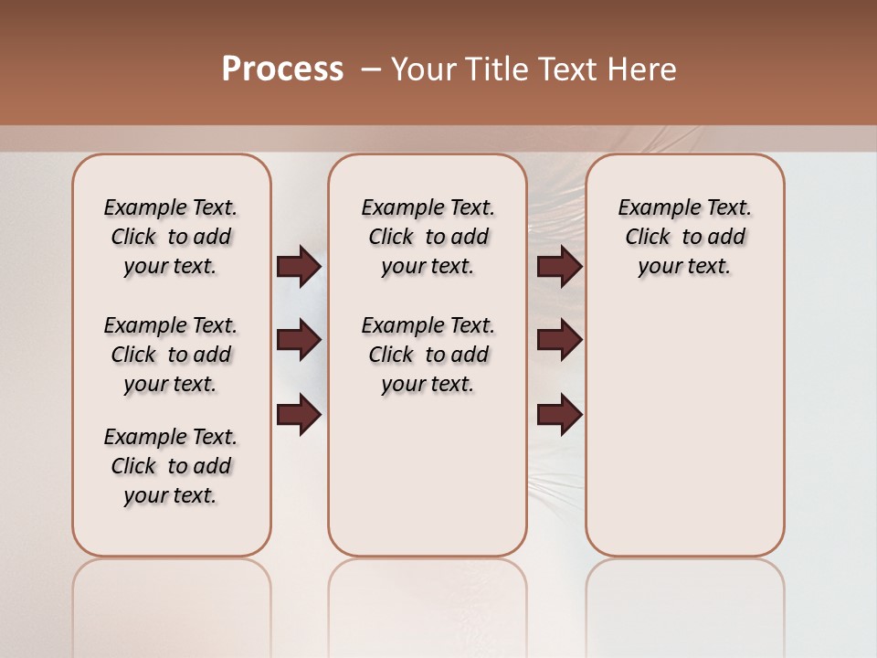 A Close Up Of A Blue Eye With A Brown Background PowerPoint Template