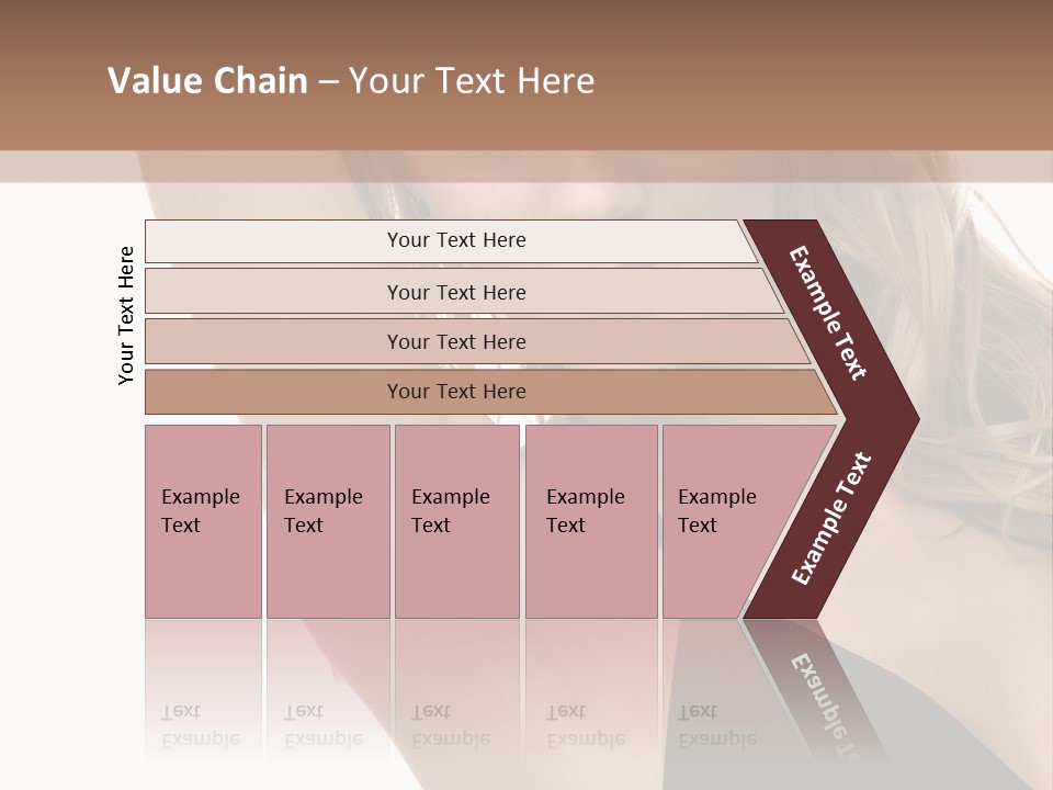 A Woman In A Black Dress Posing For A Picture PowerPoint Template