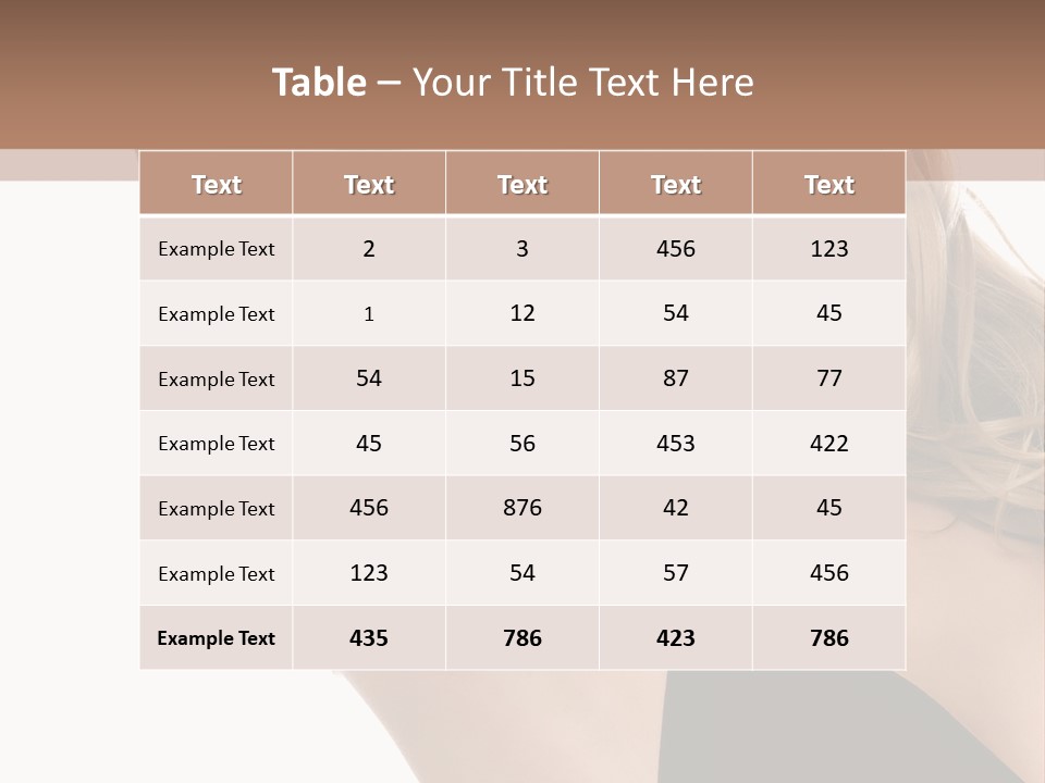 A Woman In A Black Dress Posing For A Picture PowerPoint Template