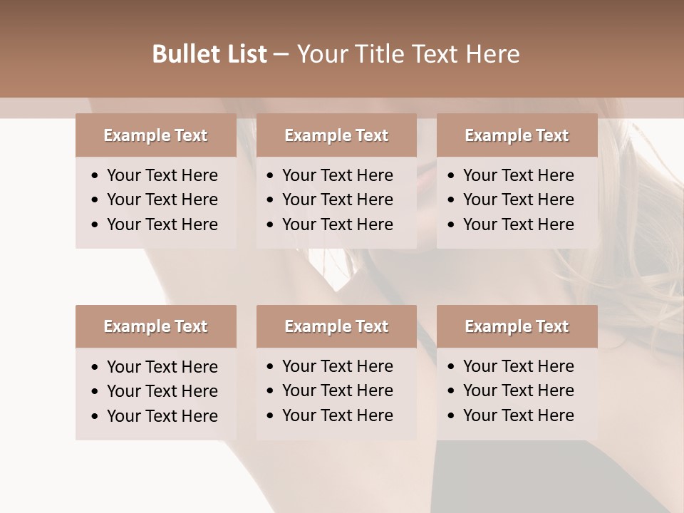 A Woman In A Black Dress Posing For A Picture PowerPoint Template