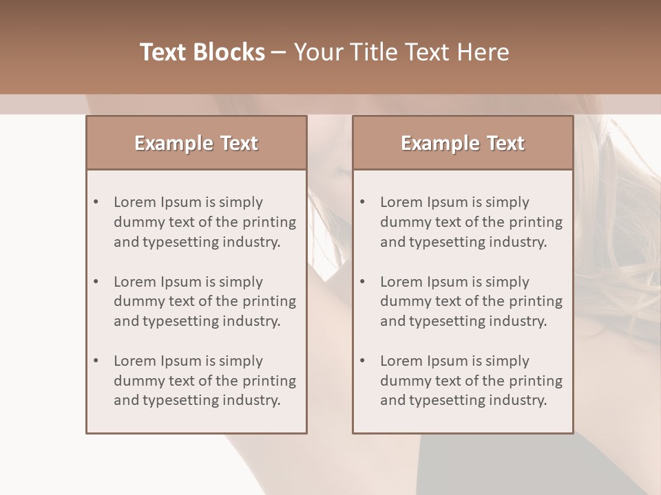 A Woman In A Black Dress Posing For A Picture PowerPoint Template