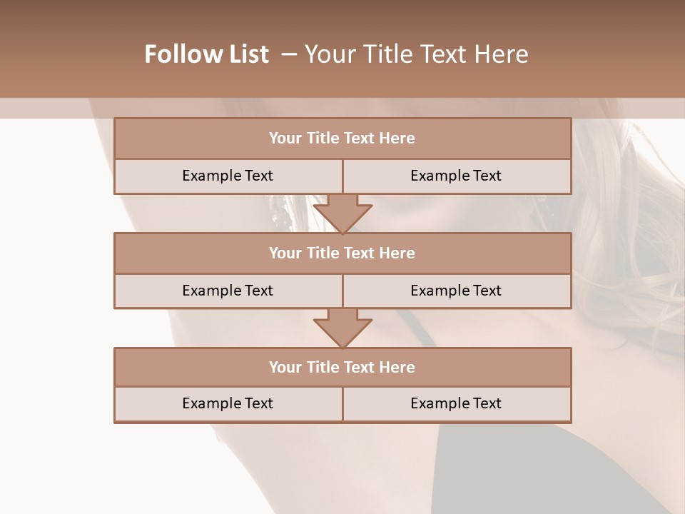 A Woman In A Black Dress Posing For A Picture PowerPoint Template