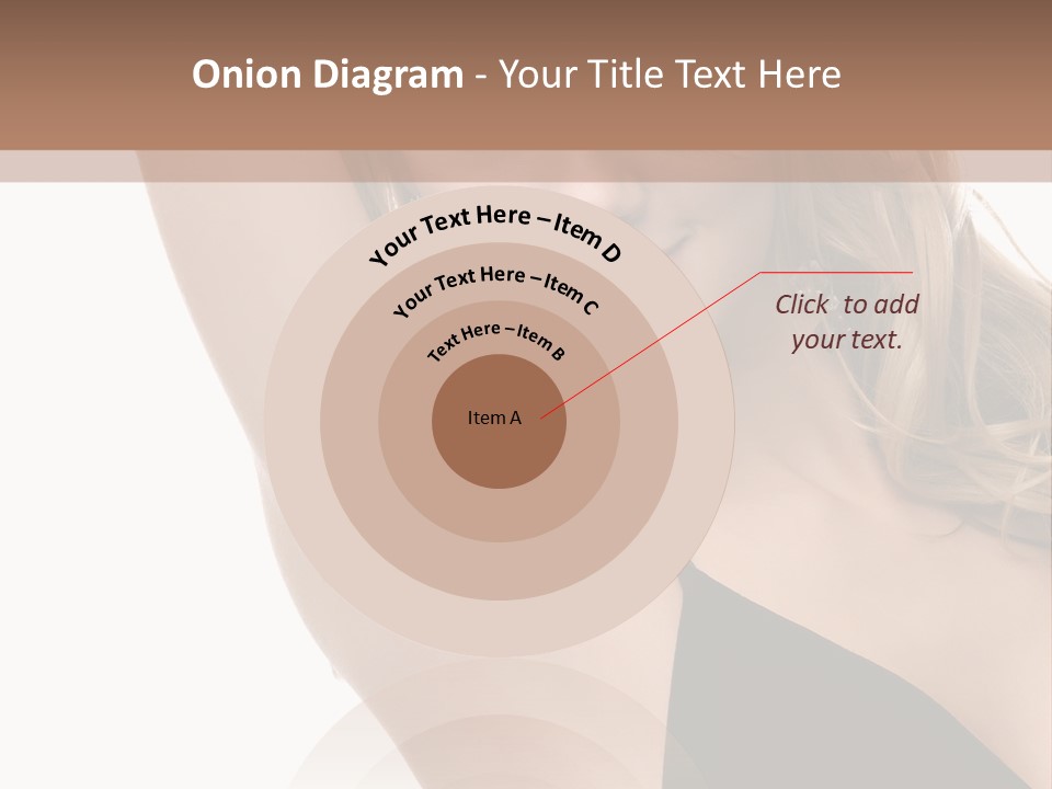 A Woman In A Black Dress Posing For A Picture PowerPoint Template