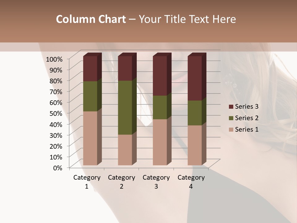 A Woman In A Black Dress Posing For A Picture PowerPoint Template