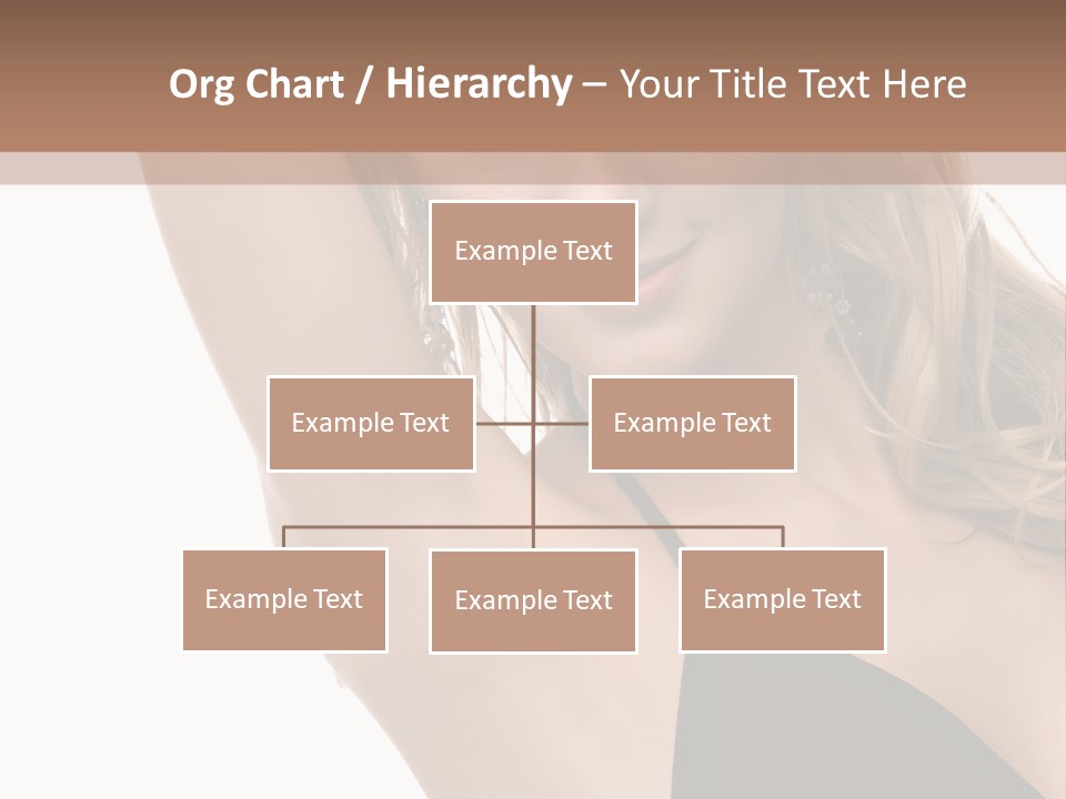 A Woman In A Black Dress Posing For A Picture PowerPoint Template