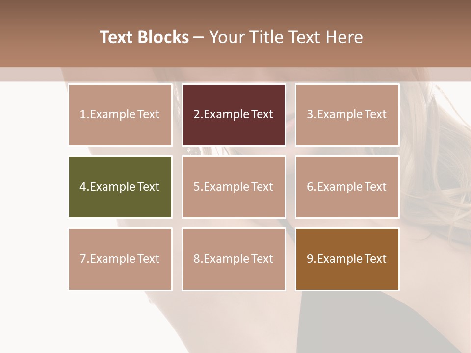 A Woman In A Black Dress Posing For A Picture PowerPoint Template