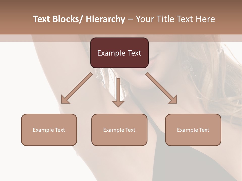 A Woman In A Black Dress Posing For A Picture PowerPoint Template