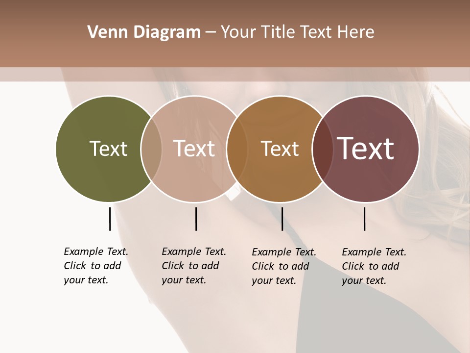 A Woman In A Black Dress Posing For A Picture PowerPoint Template