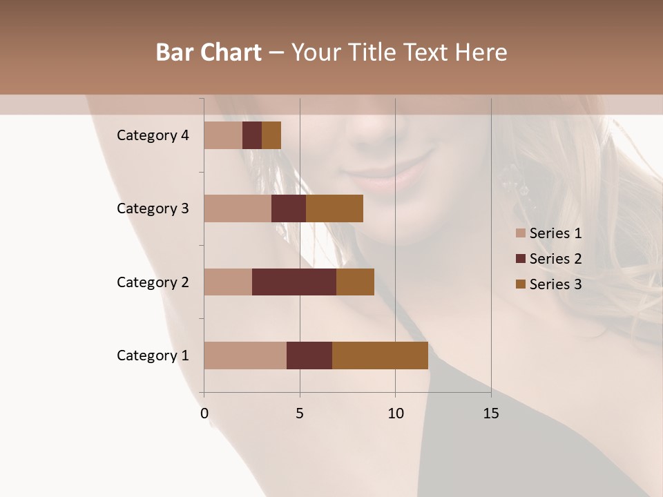 A Woman In A Black Dress Posing For A Picture PowerPoint Template