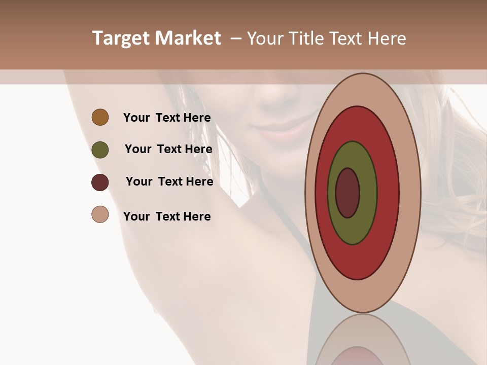 A Woman In A Black Dress Posing For A Picture PowerPoint Template