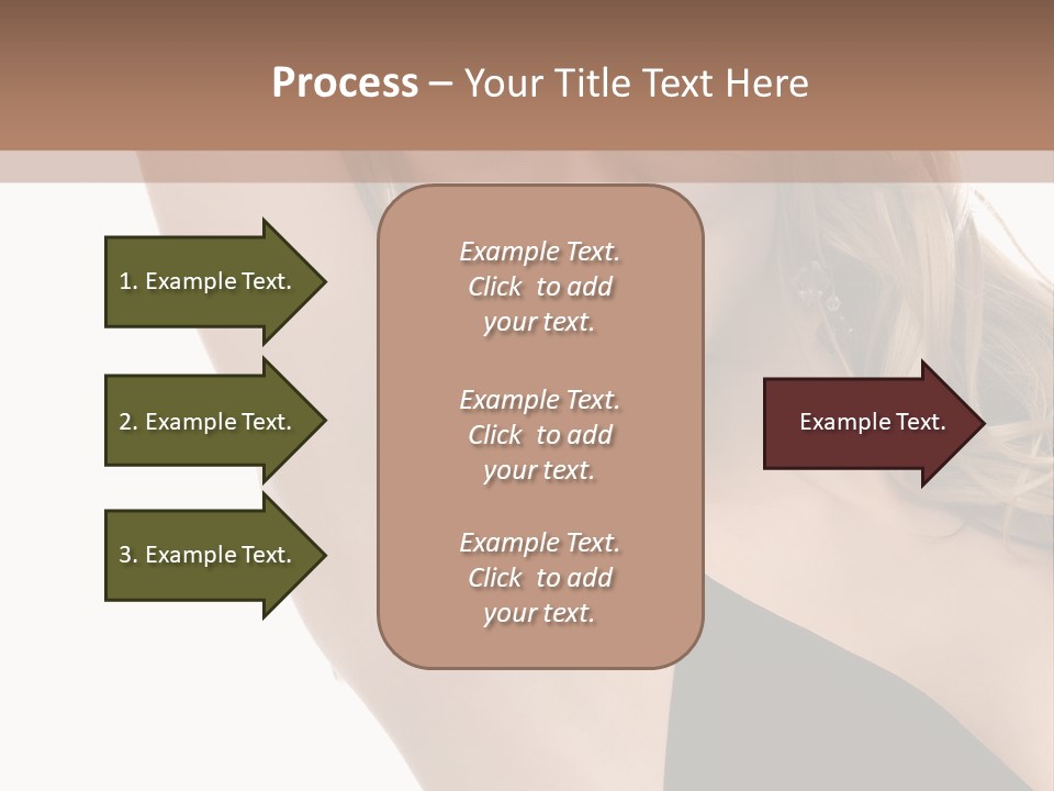 A Woman In A Black Dress Posing For A Picture PowerPoint Template