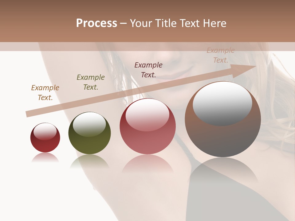 A Woman In A Black Dress Posing For A Picture PowerPoint Template