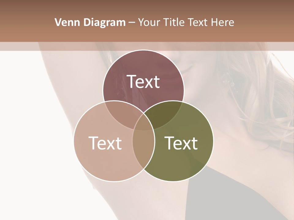 A Woman In A Black Dress Posing For A Picture PowerPoint Template