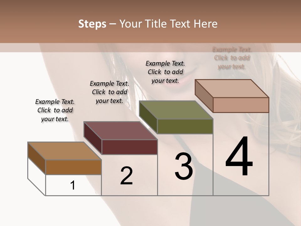 A Woman In A Black Dress Posing For A Picture PowerPoint Template