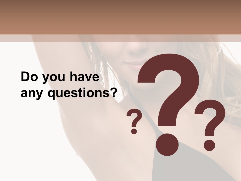 A Woman In A Black Dress Posing For A Picture PowerPoint Template