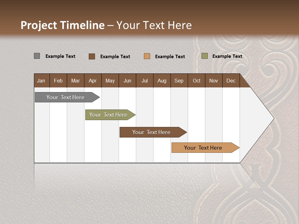 A Brown And Black Leather Texture Powerpoint Presentation PowerPoint Template