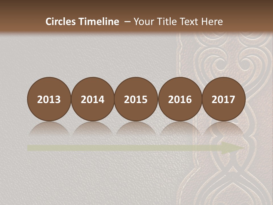 A Brown And Black Leather Texture Powerpoint Presentation PowerPoint Template