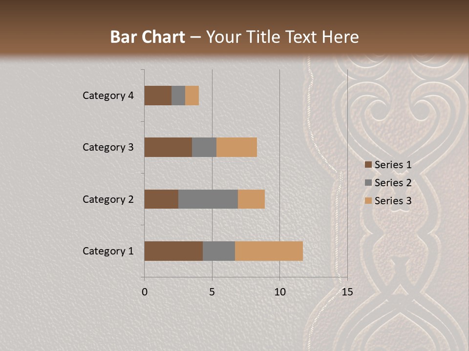 A Brown And Black Leather Texture Powerpoint Presentation PowerPoint Template