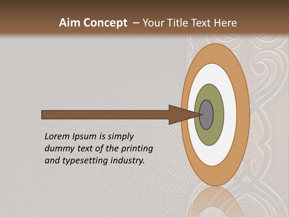 A Brown And Black Leather Texture Powerpoint Presentation PowerPoint Template