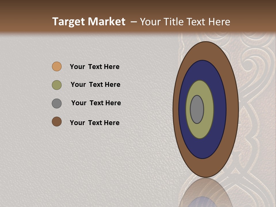 A Brown And Black Leather Texture Powerpoint Presentation PowerPoint Template