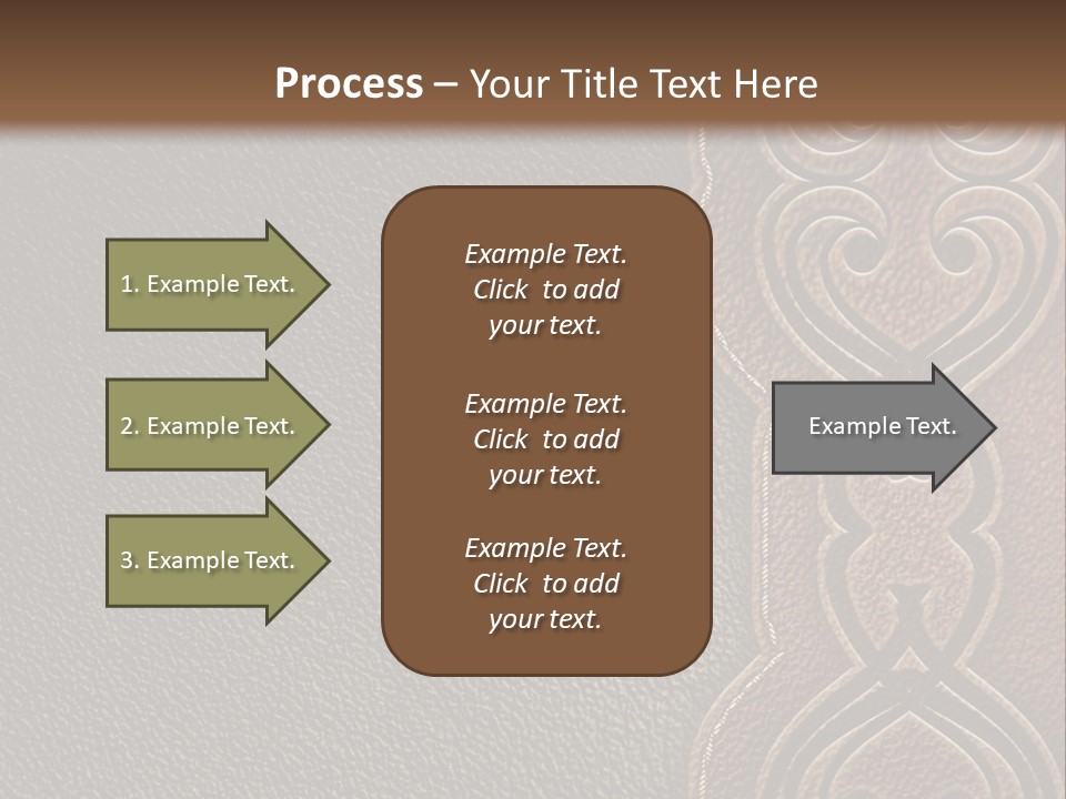 A Brown And Black Leather Texture Powerpoint Presentation PowerPoint Template