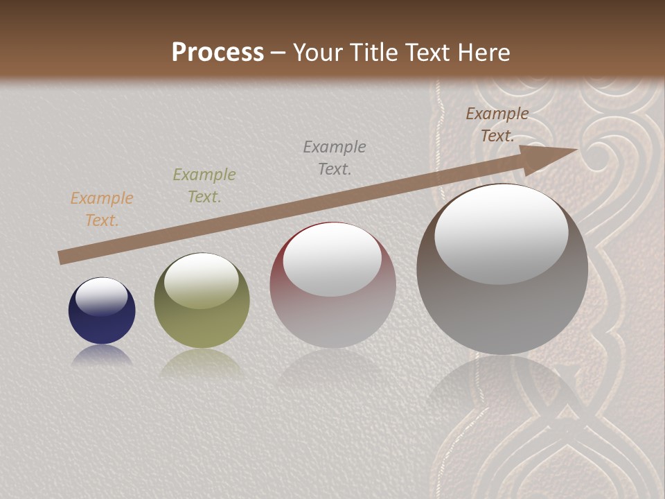 A Brown And Black Leather Texture Powerpoint Presentation PowerPoint Template