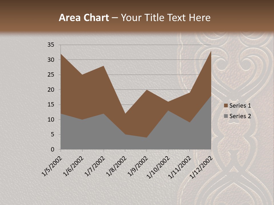 A Brown And Black Leather Texture Powerpoint Presentation PowerPoint Template