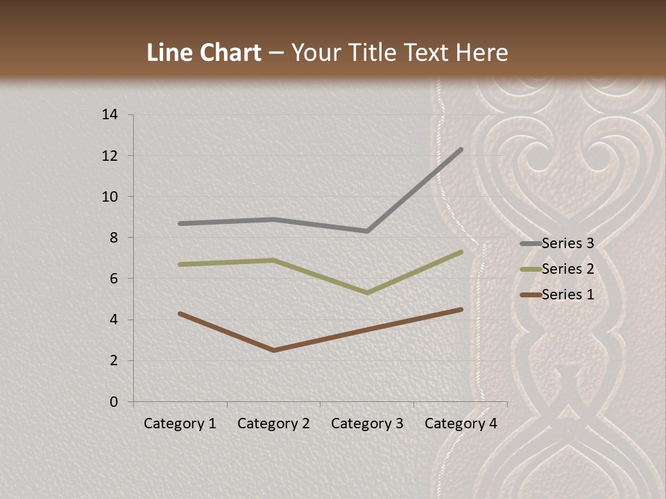 A Brown And Black Leather Texture Powerpoint Presentation PowerPoint Template