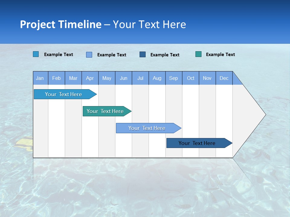 A Woman Swimming In The Ocean With A Snorkel PowerPoint Template