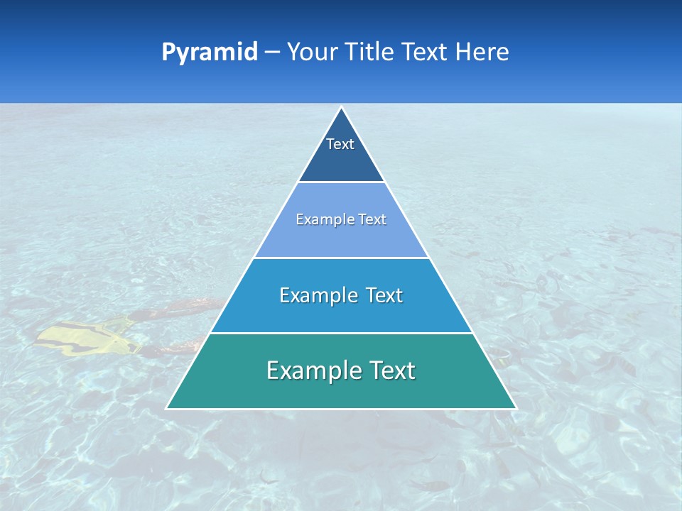 A Woman Swimming In The Ocean With A Snorkel PowerPoint Template