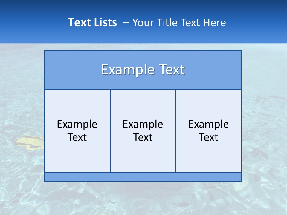 A Woman Swimming In The Ocean With A Snorkel PowerPoint Template