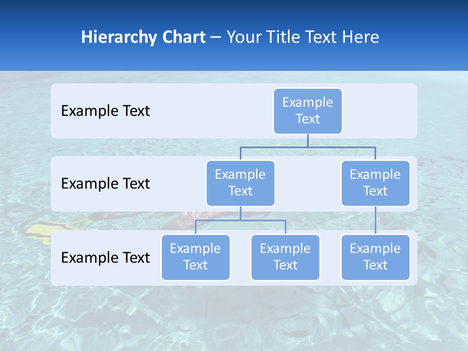 A Woman Swimming In The Ocean With A Snorkel PowerPoint Template