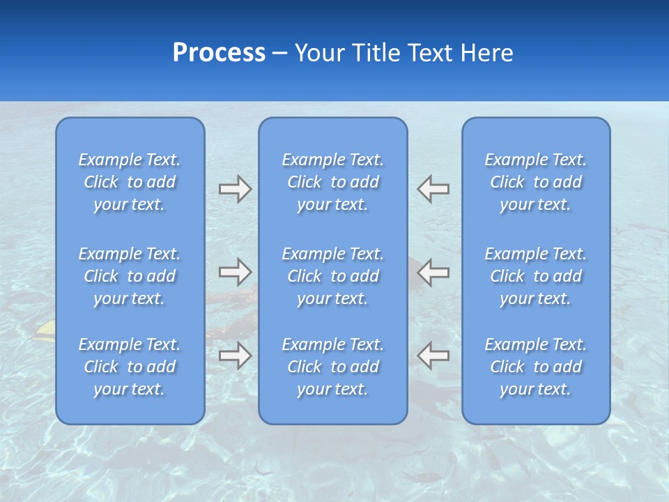 A Woman Swimming In The Ocean With A Snorkel PowerPoint Template